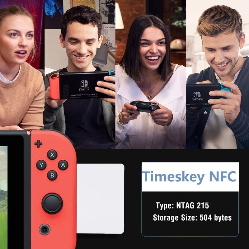 Timeskey NFC 50pcs NFC Cards Ntag215 NFC Tags NFC 215 Cards NFC Business Card Blank NFC Cards Programmable NFC Tags iPhone Compatible with All NFC-Enabled Smartphones and Devices - Image 4